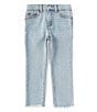 Color:Bauhaus Blues - Image 1 - Levi's® Little Girls 4-6X High-Rise Straight-Leg Ankle Jeans