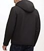 Levi's Levi's® Dual Chest Pocket Soft Shell Sherpa Lined Zip Front Jacket, Color:Black - Image 2