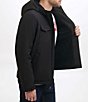 Levi's Levi's® Dual Chest Pocket Soft Shell Sherpa Lined Zip Front Jacket, Color:Black - Image 4