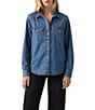 Levi's® Long Sleeve Ultimate Denim Western Shirt - Image 3
