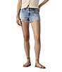 Levi's® Low-Rise Frayed Hem Denim Shorts - Image 1