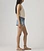 Levi's® Low-Rise Frayed Hem Denim Shorts - Image 3