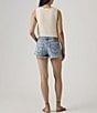 Levi's® Low-Rise Frayed Hem Denim Shorts - Image 4