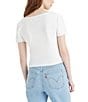 Color:White - Image 2 - Levi's® Mars Corset Slim Fit T-Shirt