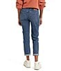Levi's Levi's® Mid Rise Tapered Leg Rolled Hem Stretch Denim Boyfriend Jeans, Color:Lapis Gem - Image 2