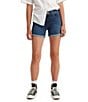 Color:Stop The Confusion - Image 1 - Levi's® Mid Rise Rolled Cuff Shorts