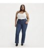 Levi's Levi's® Plus Size 725 High Rise Bootcut Jeans, Color:Lapis Dark Horse - Image 4