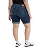 Color:Treasured Time - Image 2 - Levi's® Plus Size Classic Shaping Rolled Cuff Bermuda Shorts