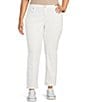 Color:Simply White - Image 1 - Levi's® Plus Size Classic Straight Leg Mid Rise Jeans
