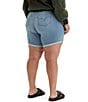 Color:No More Rules - Image 2 - Levi's® Plus Size Mid Rise Cuffed Stretch Denim Shorts