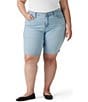 Levi's Plus Size Mid Rise Shaping Bermuda Denim Shorts - Image 6