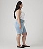 Levi's Plus Size Mid Rise Shaping Bermuda Denim Shorts - Image 3