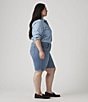 Levi's Plus Size Mid Rise Shaping Bermuda Denim Shorts - Image 3