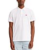 Color:White - Image 1 - Levi's® Regular Fit Short Sleeve Housemark Polo Shirt