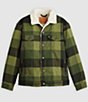 Levi's® Relaxed Fit Plaid/Faux-Sherpa Long Sleeve Trucker Jacket - Image 5