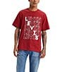 Color:Red - Image 1 - Levi's® Relaxed-Fit Short Sleeve Graphic T-Shirt