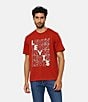 Color:Red - Image 3 - Levi's® Relaxed-Fit Short Sleeve Graphic T-Shirt