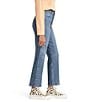 Color:Summer Slide - Image 3 - Ribcage High Rise Straight Ankle Jeans