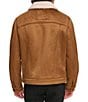 Levi's Levi's® Sherpa Sherpa Zip Front Trucker Jacket, Color:Brown - Image 2