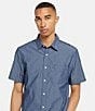 Levi's Levi's® Short Sleeve Patterned Dobby Shirt, Color:Normand Indigo - Image 5