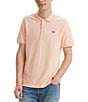 Color:Pale Peach - Image 1 - Levi's® Standard Fit Short Sleeve Housemark Polo Shirt