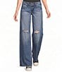 Levi's® Super Low Rise Loose Fit Distressed Jeans - Image 1