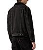Levi's Levi's® Type III Denim/Faux-Sherpa Trucker Jacket, Color:Black - Image 2
