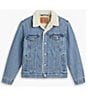 Levi's® Type III Denim/Faux-Sherpa Trucker Jacket - Image 6