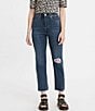 Color:Queen of the Meadow - Image 1 - Levi's® Wedgie Destructed Straight Jeans
