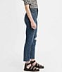 Color:Queen of the Meadow - Image 3 - Levi's® Wedgie Destructed Straight Jeans