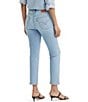 Levi's Levi's® Wedgie High Rise Straight Leg Distressed Jeans, Color:Struck By Lightning - Image 2