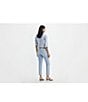 Levi's Levi's® Wedgie High Rise Straight Leg Distressed Jeans, Color:Struck By Lightning - Image 4