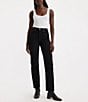 Color:Black Sprout - Image 4 - Levi's® Wedgie Straight Leg High Rise Jeans