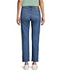 Color:Jive Sound - Image 2 - Wedgie Stretch Denim Mid Rise Straight Leg Jeans