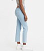 Color:Tribeca Moon - Image 3 - Levi's® 724 High Rise Destructed Cropped Straight Jeans