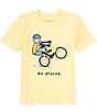 Color:Sandy Yellow - Image 1 - Big Boys 8-20 Short Sleeve Go Places Jake T-Shirt
