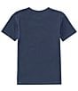 Color:Darkest Blue - Image 2 - Big Girls 7-16 Tie Dye Smile Good Day T-Shirt