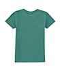 Color:Spruce Green - Image 2 - Little Boys 2T-4T Short Sleeve Future Optimist T-Shirt