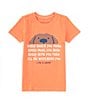 Color:Mango Orange - Image 1 - Little Boys 2T-4T Short Sleeve I'll Be Watching You T-Shirt