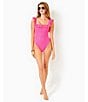 Color:Roxie Pink - Image 4 - Aemma Ruffle One Piece Swimsuit