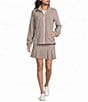 Lilly Pulitzer Ainsley Lightweight Mini Performance Twill Gingham Stand Collar Long Sleeve Zip-Up Jacket - Image 3