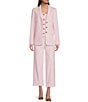 Lilly Pulitzer Amryn Stretch Double Cloth Notch Lapel Long Sleeve Blazer - Image 4