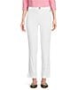 Lilly Pulitzer Ana High Rise Straight Leg Ankle Pants, Color:Resort White - Image 1