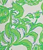 Lilly Pulitzer Anders Crepe Daffodil Hill Print Square Neck Sleeveless Bow Shoulder Romper, Color:Resort White Daffodil Hill - Image 3