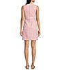 Lilly Pulitzer Aria Charming Check Boucle Notch Neck Sleeveless Bow Shift Dress, Color:Rousseau Pink - Image 2