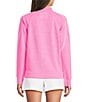 Lilly Pulitzer Ashlee Half Zip Long Sleeve Pullover, Color:Parigi Pink - Image 2