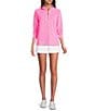 Lilly Pulitzer Ashlee Half Zip Long Sleeve Pullover, Color:Parigi Pink - Image 3