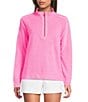 Lilly Pulitzer Ashlee Half Zip Long Sleeve Pullover, Color:Parigi Pink - Image 4
