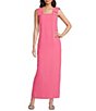 Lilly Pulitzer Bernice Satin Back Crepe Square Neck Bow Shoulder Midi Dress - Image 1