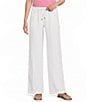 Lilly Pulitzer Brawley Linen Mid-Rise Wide Leg Pants - Image 1